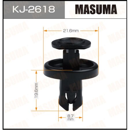 Retainer clip Masuma plastic, KJ-2618