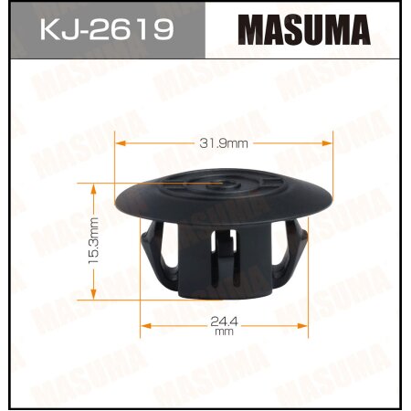 Retainer clip Masuma plastic, KJ-2619