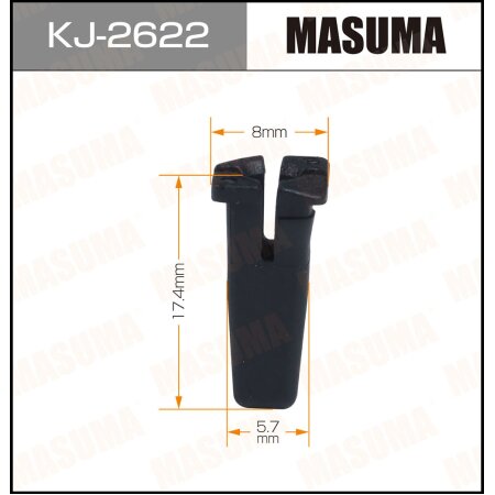 Retainer clip Masuma plastic, KJ-2622