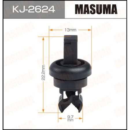 Retainer clip Masuma plastic, KJ-2624