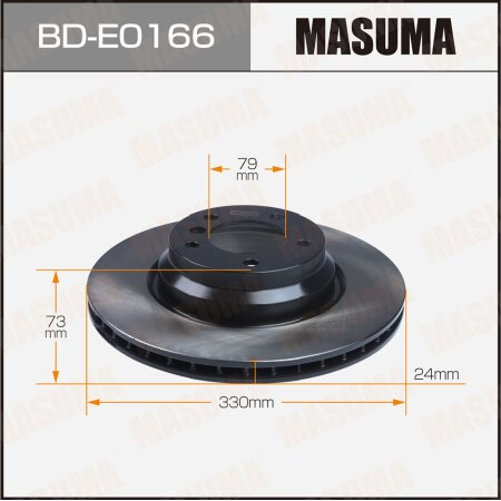 Brake disk Masuma, BD-E0166