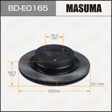 Brake disk Masuma, BD-E0165