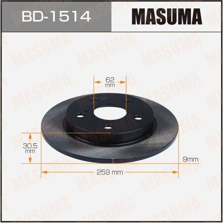 Brake disk Masuma, BD-1514
