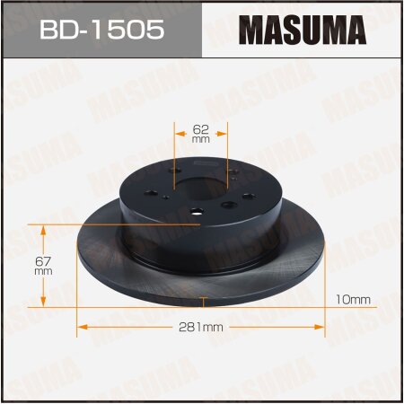 Brake disk Masuma, BD-1505
