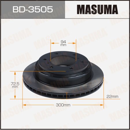 Brake disk Masuma, BD-3505