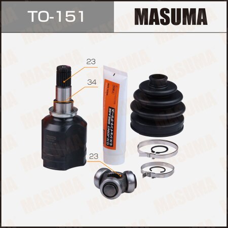 CV joint  (inner) Masuma, TO-151