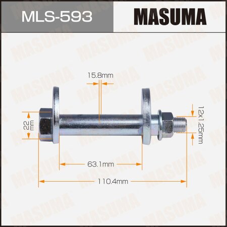 Camber adjustment bolt Masuma, MLS-593
