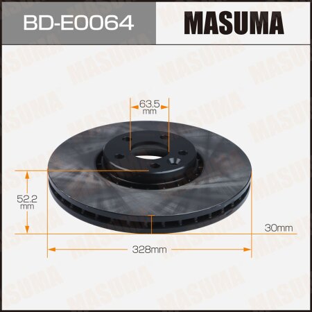 Brake disk Masuma, BD-E0064