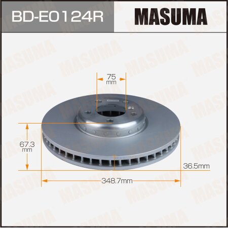 Brake disk Masuma, BD-E0124R