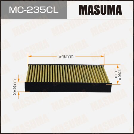 Cabin air filter Masuma charcoal, MC-235CL