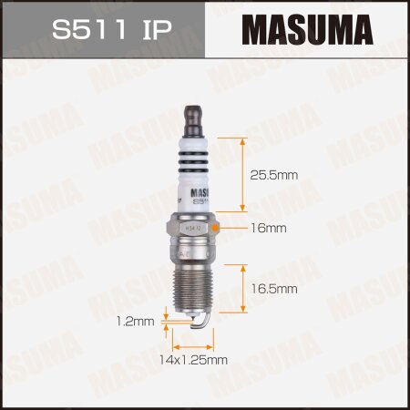 Spark plug Masuma iridium ITR6F13 (4477), S511IP