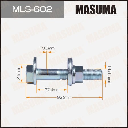 Camber adjustment bolt Masuma, MLS-602