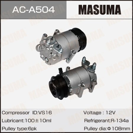 Air conditioning compressor Masuma, AC-A504