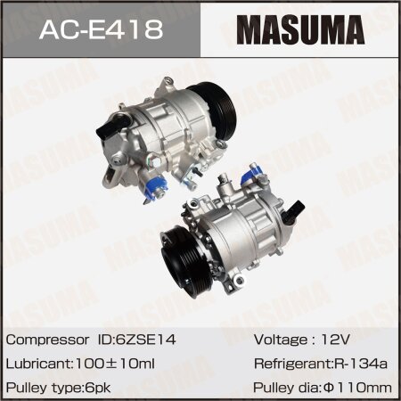 Air conditioning compressor Masuma, AC-E418