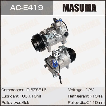 Air conditioning compressor Masuma, AC-E419