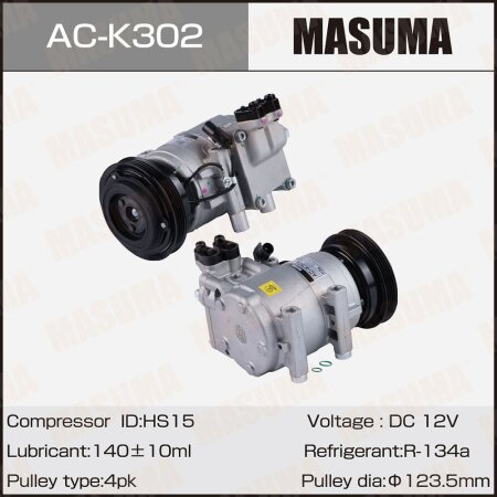 Air conditioning compressor Masuma, AC-K302