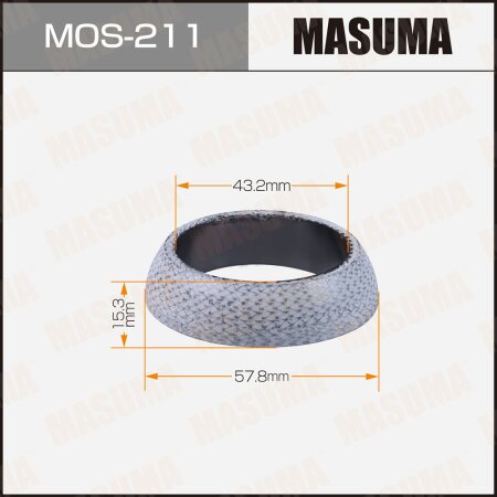 Exhaust pipe gasket Masuma , MOS-211