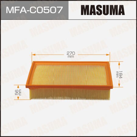 Air filter Masuma, MFA-C0507