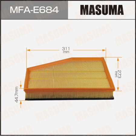 Air filter Masuma, MFA-E684