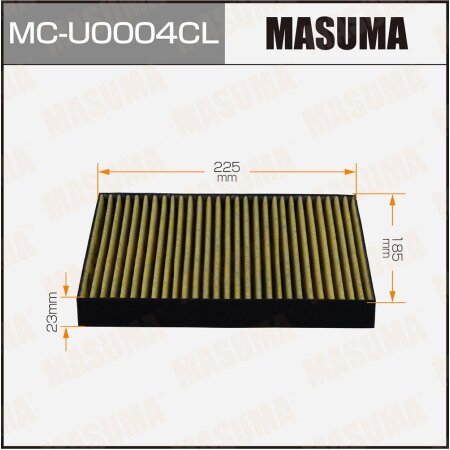 Cabin air filter Masuma charcoal, MC-U0004CL