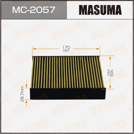 Cabin air filter Masuma, MC-2057