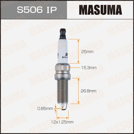 Spark plug Masuma iridium ILZKBR7B8DG(95770), S506IP