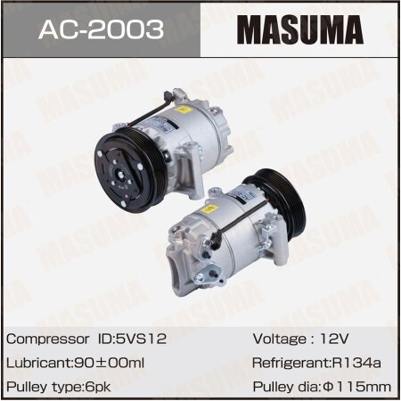 Air conditioning compressor Masuma, AC-2003