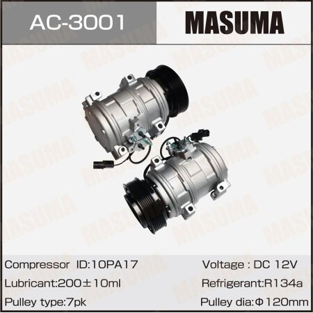 Air conditioning compressor Masuma, AC-3001