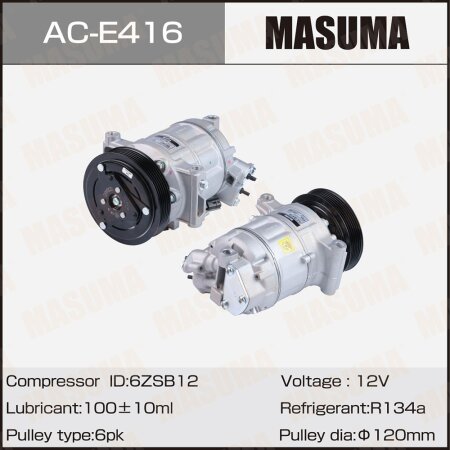 Air conditioning compressor Masuma, AC-E416