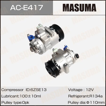 Air conditioning compressor Masuma, AC-E417