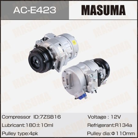 Air conditioning compressor Masuma, AC-E423