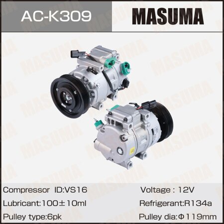Air conditioning compressor Masuma, AC-K309