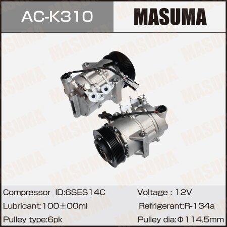 Air conditioning compressor Masuma, AC-K310