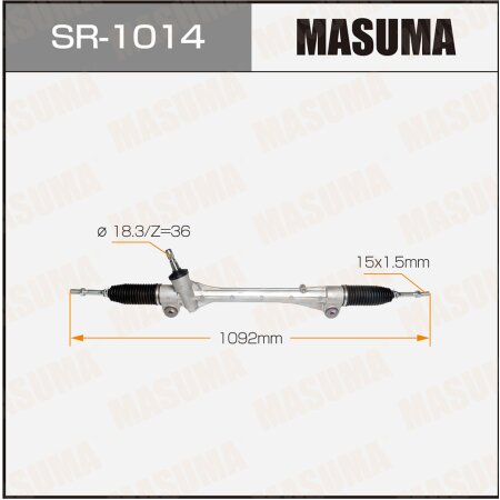 Gear assy, steering, SR-1014