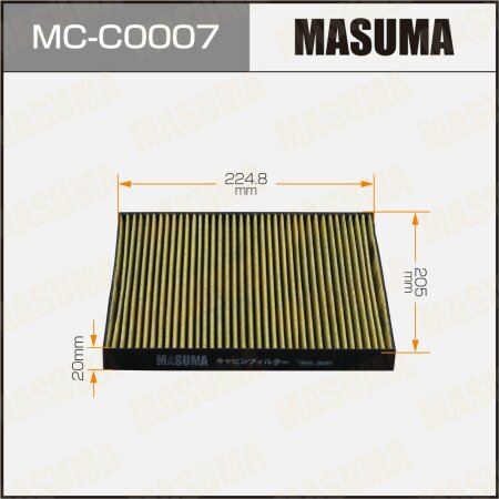 Cabin air filter Masuma, MC-C0007