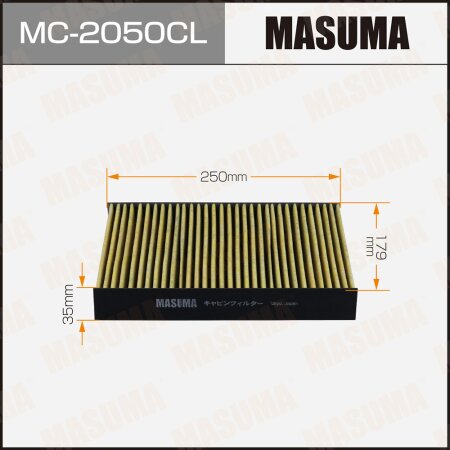 Cabin air filter Masuma charcoal, MC-2050CL