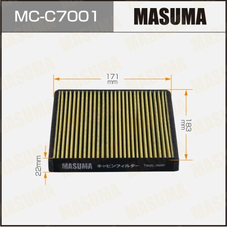 Cabin air filter Masuma, MC-C7001