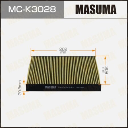 Cabin air filter Masuma, MC-K3028