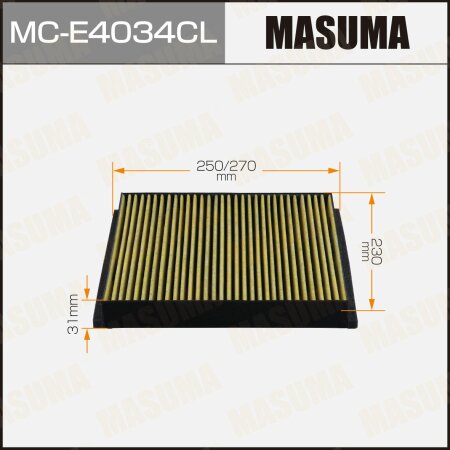 Cabin air filter Masuma charcoal, MC-E4034CL