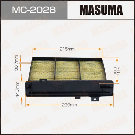 Cabin air filter Masuma, MC-2028