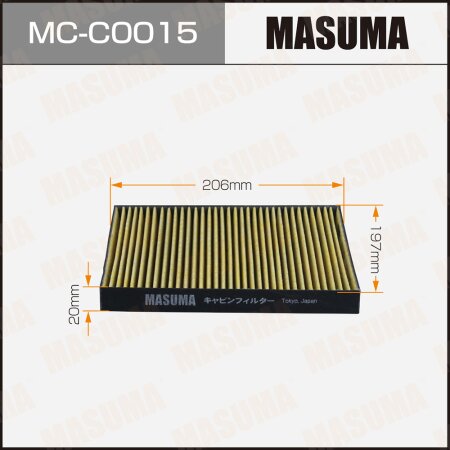 Cabin air filter Masuma, MC-C0015