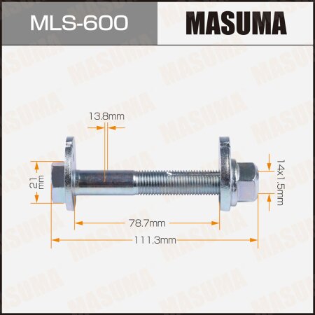 Camber adjustment bolt Masuma, MLS-600