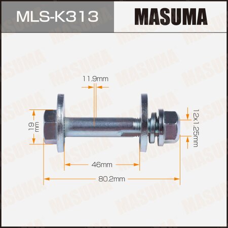 Camber adjustment bolt Masuma, MLS-K313