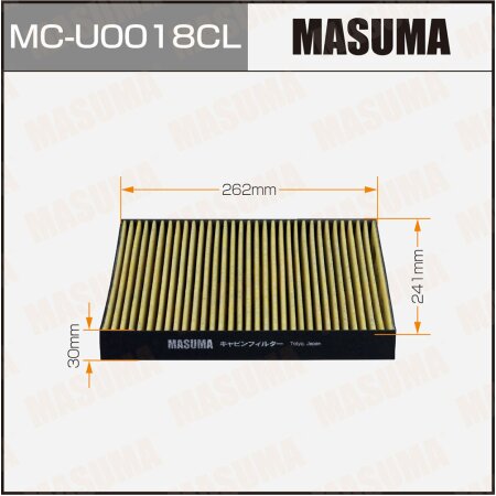 Cabin air filter Masuma charcoal, MC-U0018CL