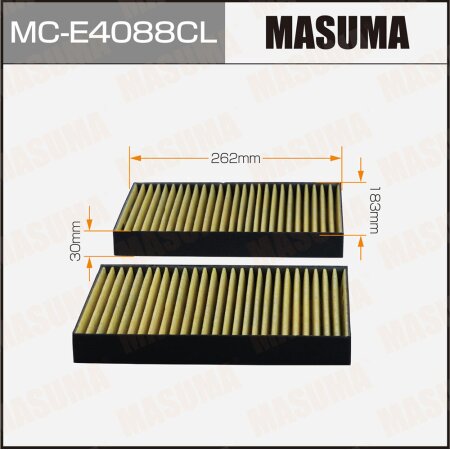 Cabin air filter Masuma charcoal, MC-E4088CL