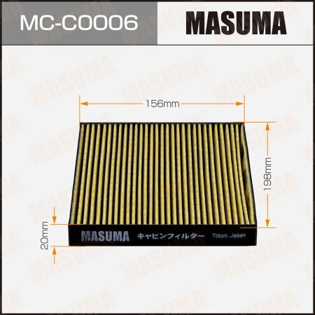 Cabin air filter Masuma, MC-C0006