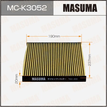 Cabin air filter Masuma, MC-K3052