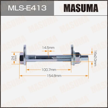 Camber adjustment bolt Masuma, MLS-E413