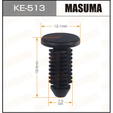 Retainer clip Masuma plastic, KE-513