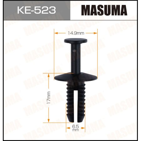 Retainer clip Masuma plastic, KE-523